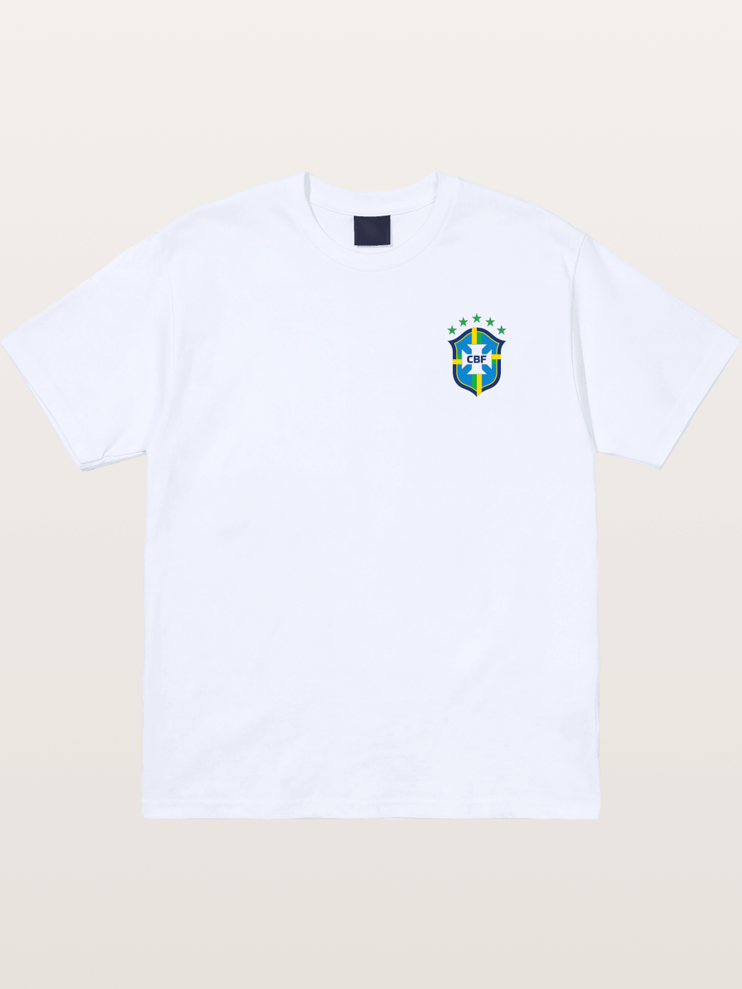 Brazil CBF Five Stars Shield Gildan T-shirt