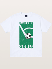 Chase Your Goals Green Poster Gildan T-shirt