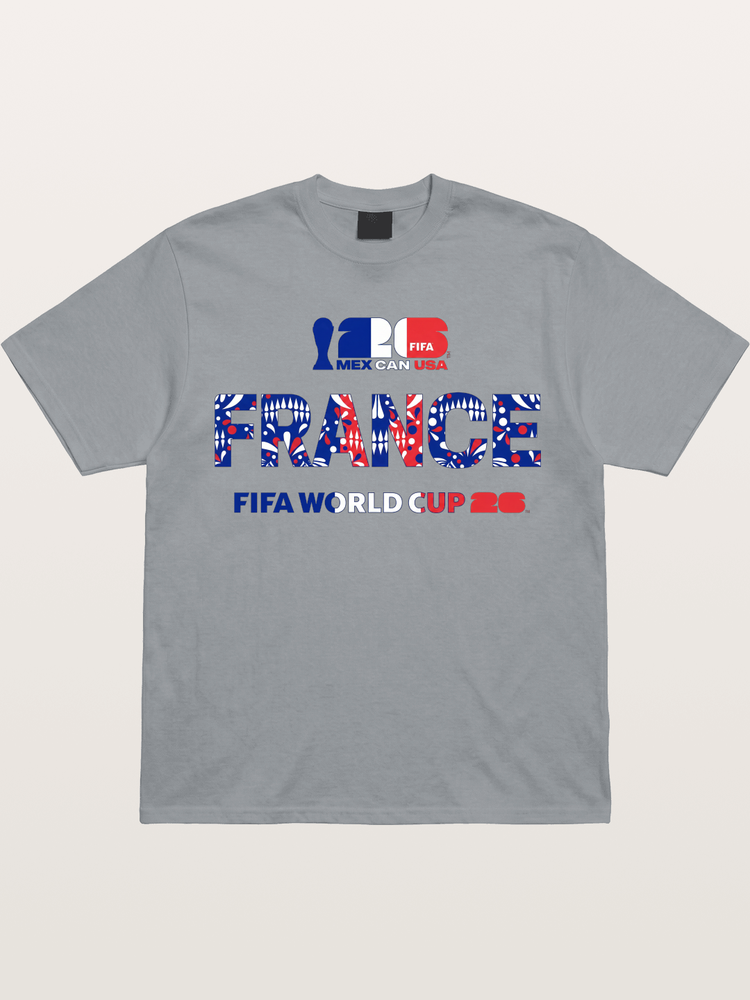 2026 World Cup France Pattern Graphic Gildan T-shirt