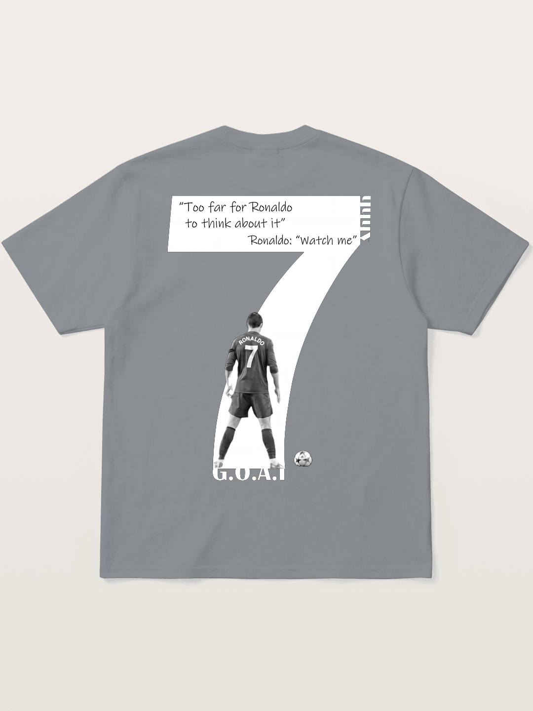 Ronaldo #7 Watch Me Quote Gildan T-shirt