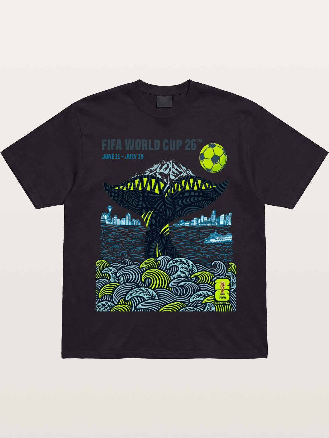 Vancouver 2026 WC Orca Tail Art Gildan T-shirt