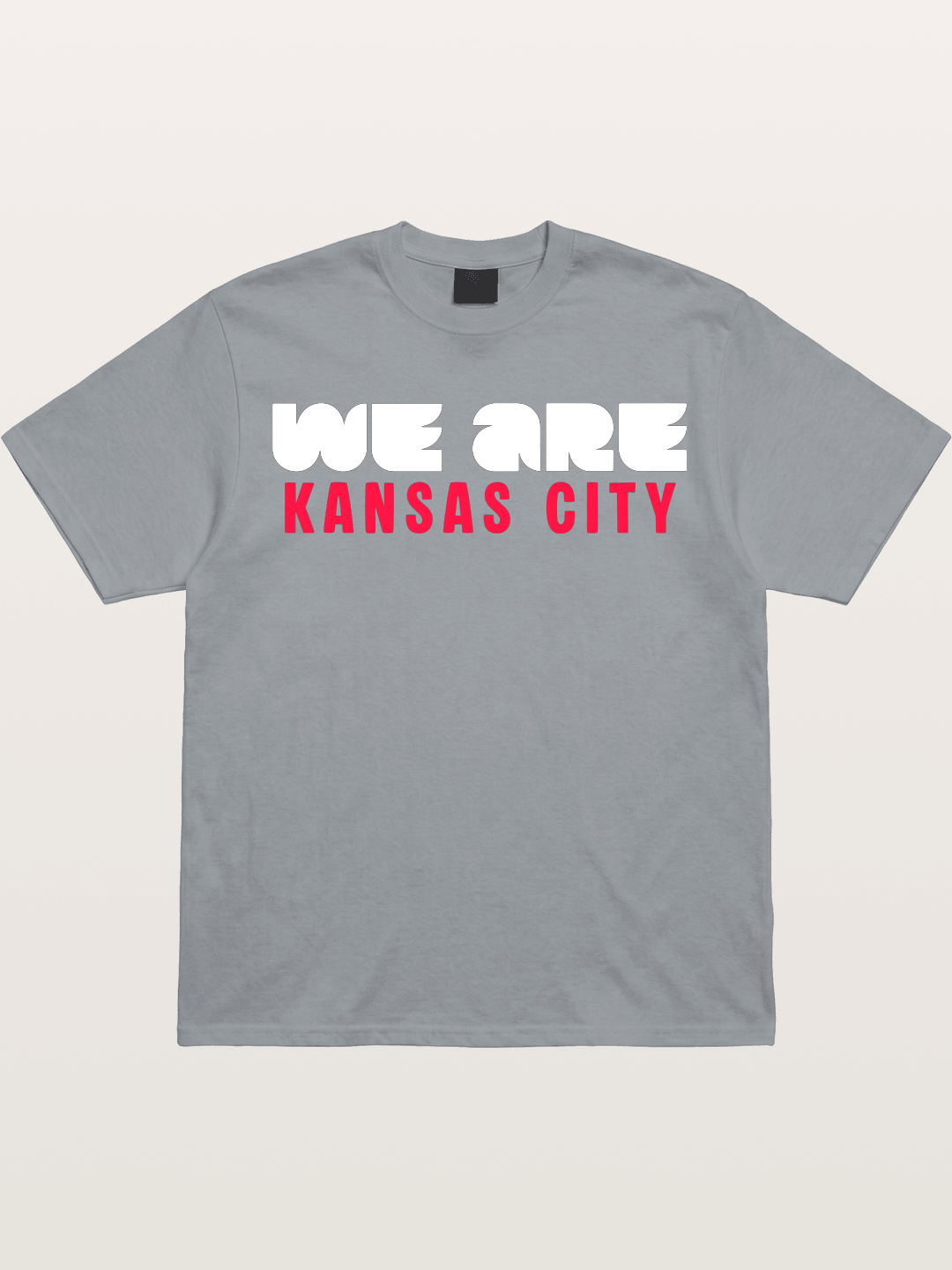 Kansas City Red Block Letters Gildan T-shirt