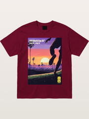 LA WC 2026 Sunset Soccer Kick Gildan T-shirt