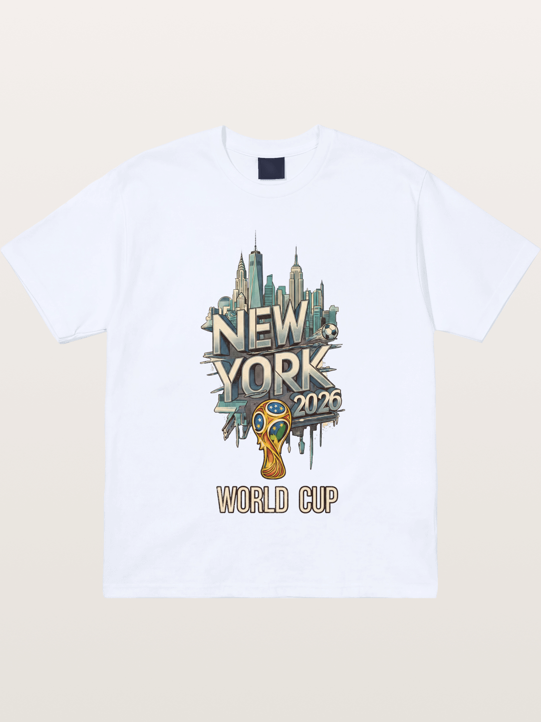 NYC World Cup 2026 Emblem Gildan T-shirt