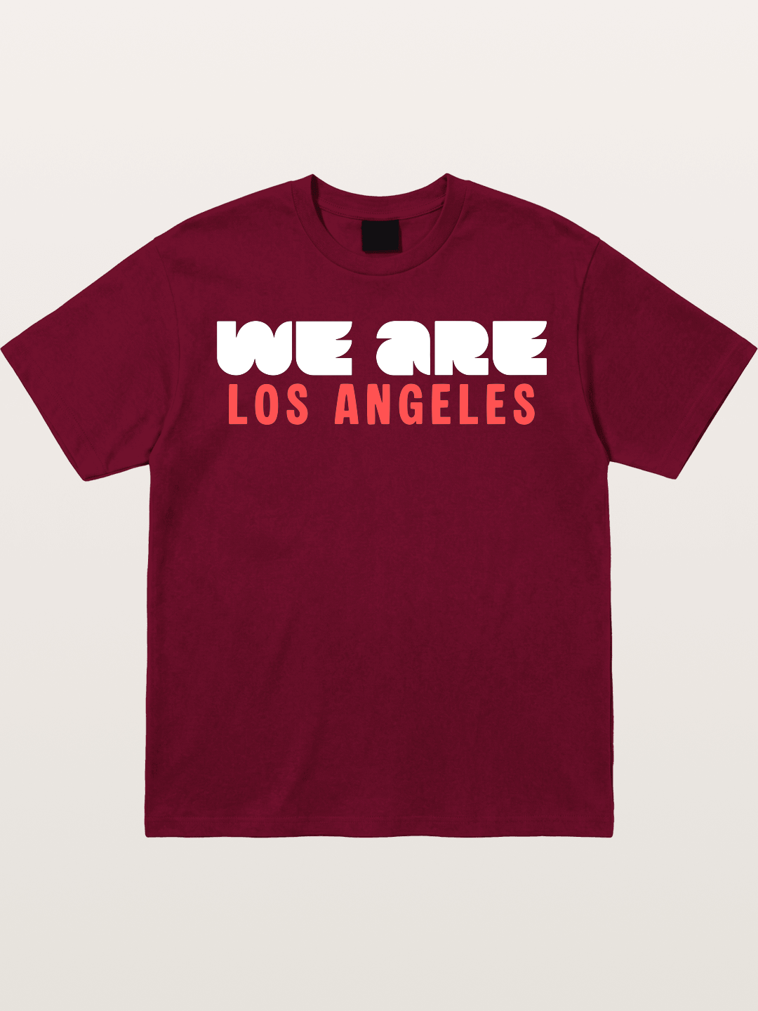 Los Angeles Red-Blue Typo Gildan T-shirt