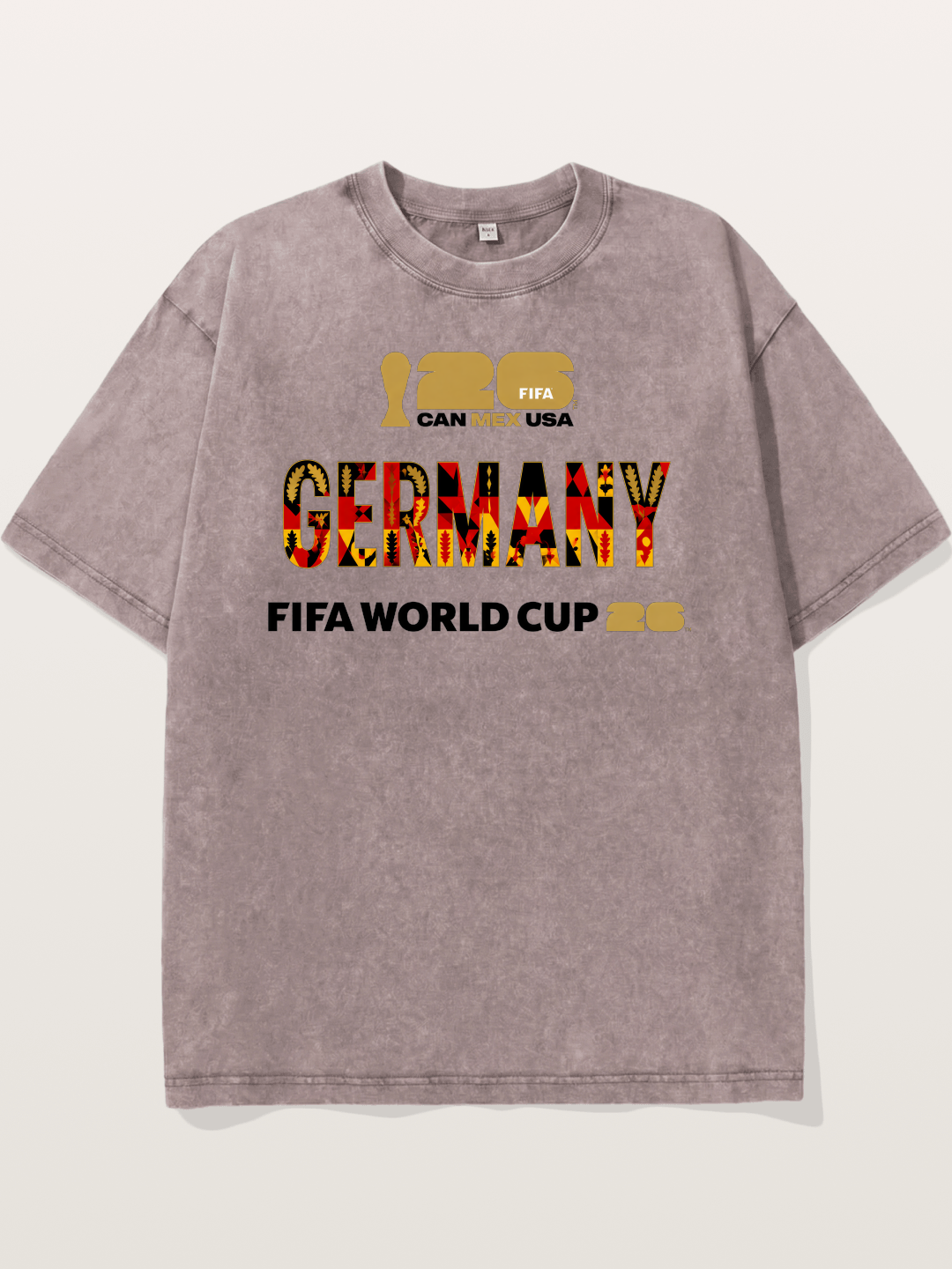 Germany 2026 World Cup Typo Washed T-shirt