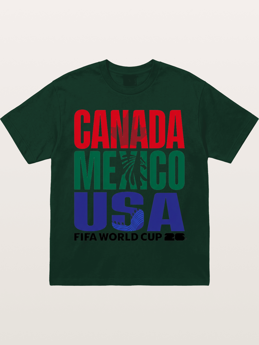 2026 World Cup Host Nations Print Gildan T-shirt