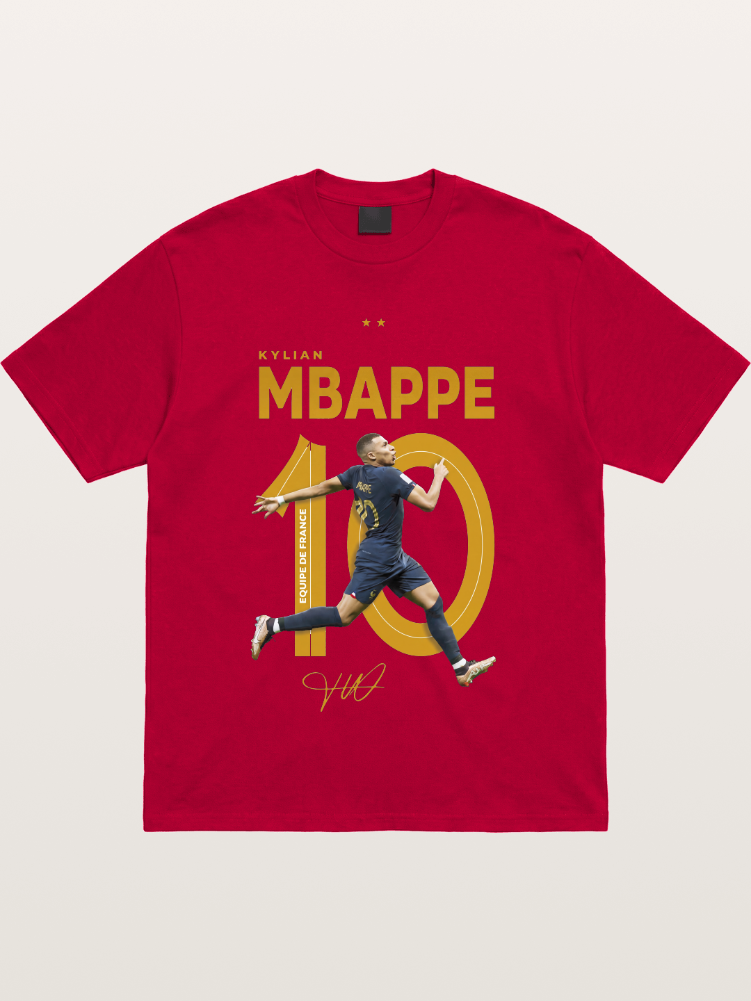 Mbappe France Number 10 Art Gildan T-shirt