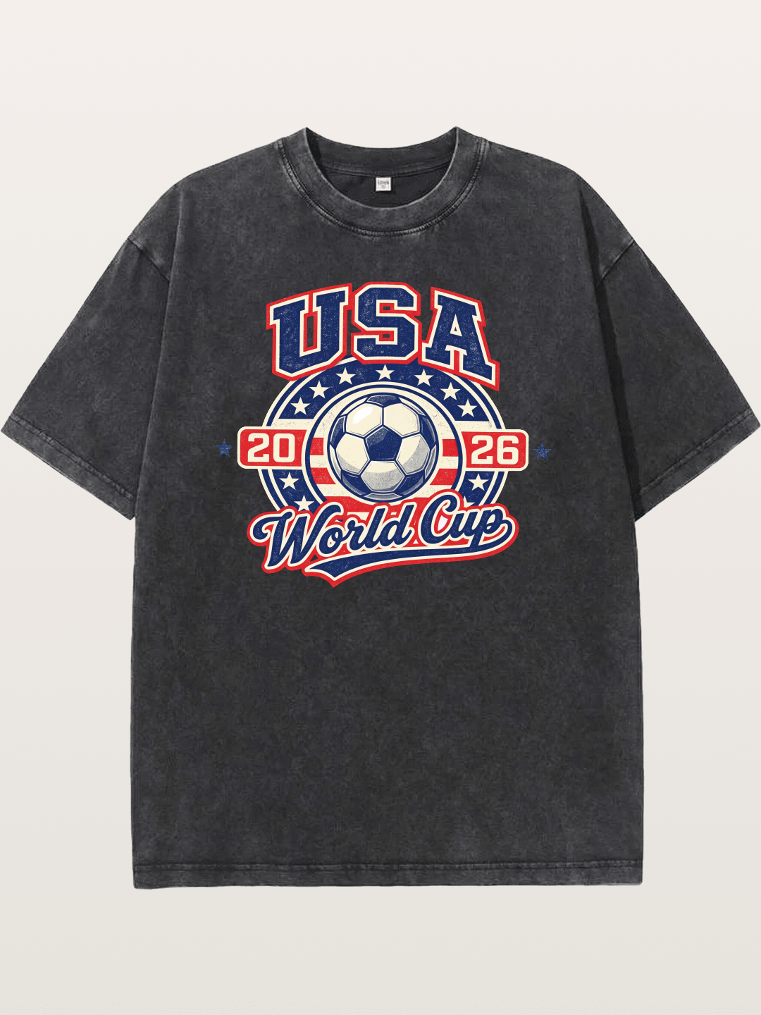 USA World Cup 2026 Retro Badge Washed T-shirt