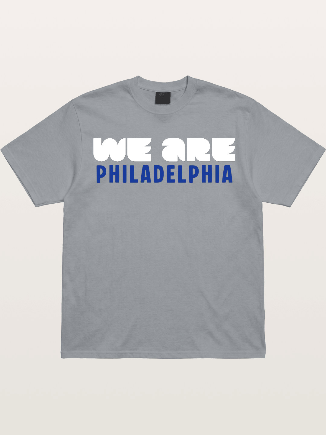 Philadelphia Navy Blue Bold Print Gildan T-shirt