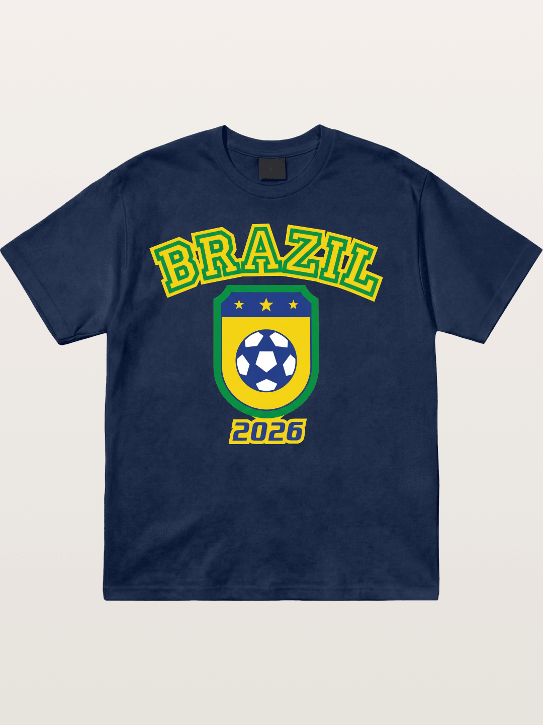 Brazil 2026 World Cup Crest Cotton T-shirt