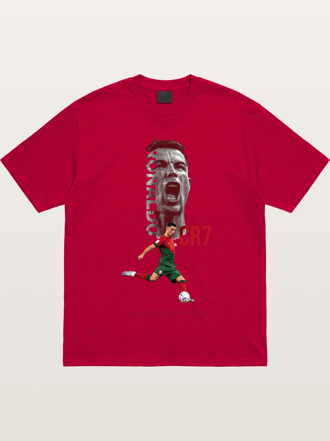 CR7 Portugal Action Print Gildan T-shirt