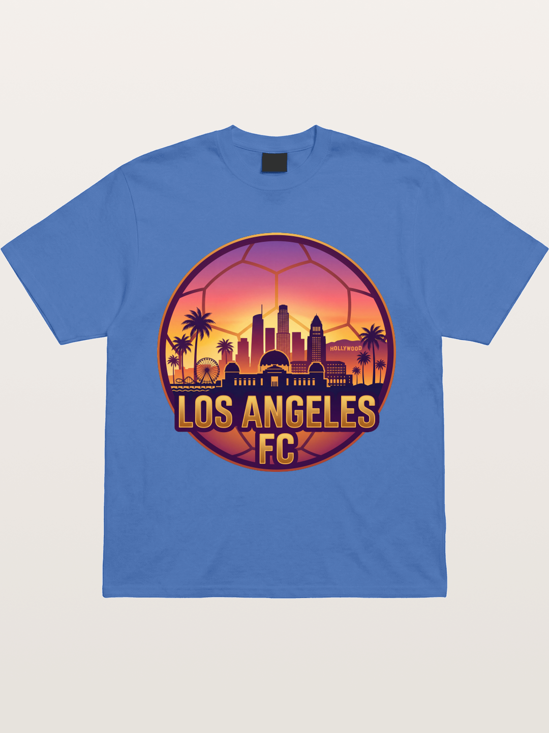LA FC Sunset City Skyline Gildan T-shirt