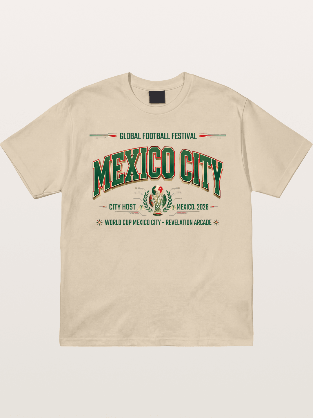 Mexico City 2026 WC Host Sticker Gildan T-shirt