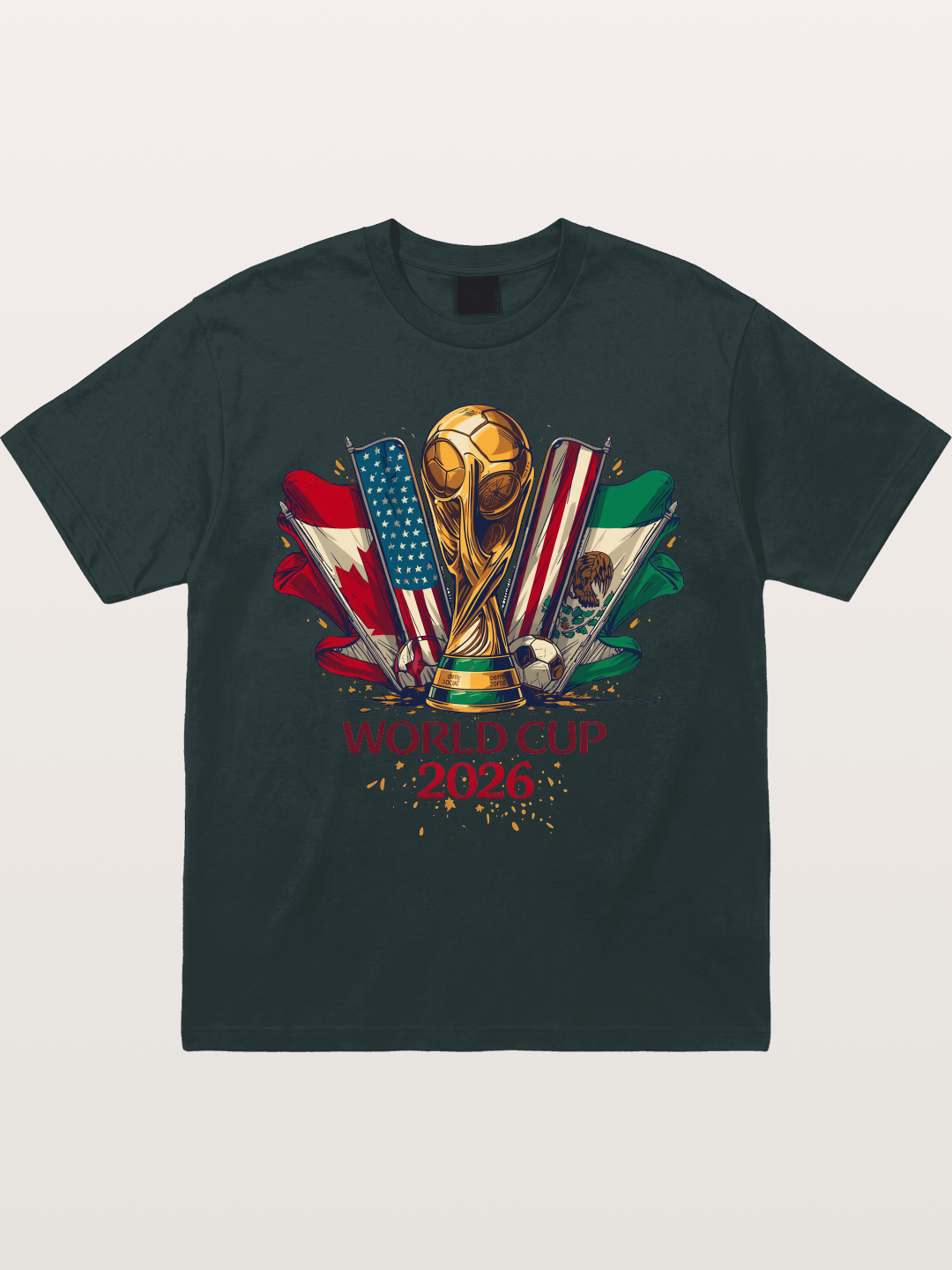 2026 WC World Flags Poster Gildan T-shirt