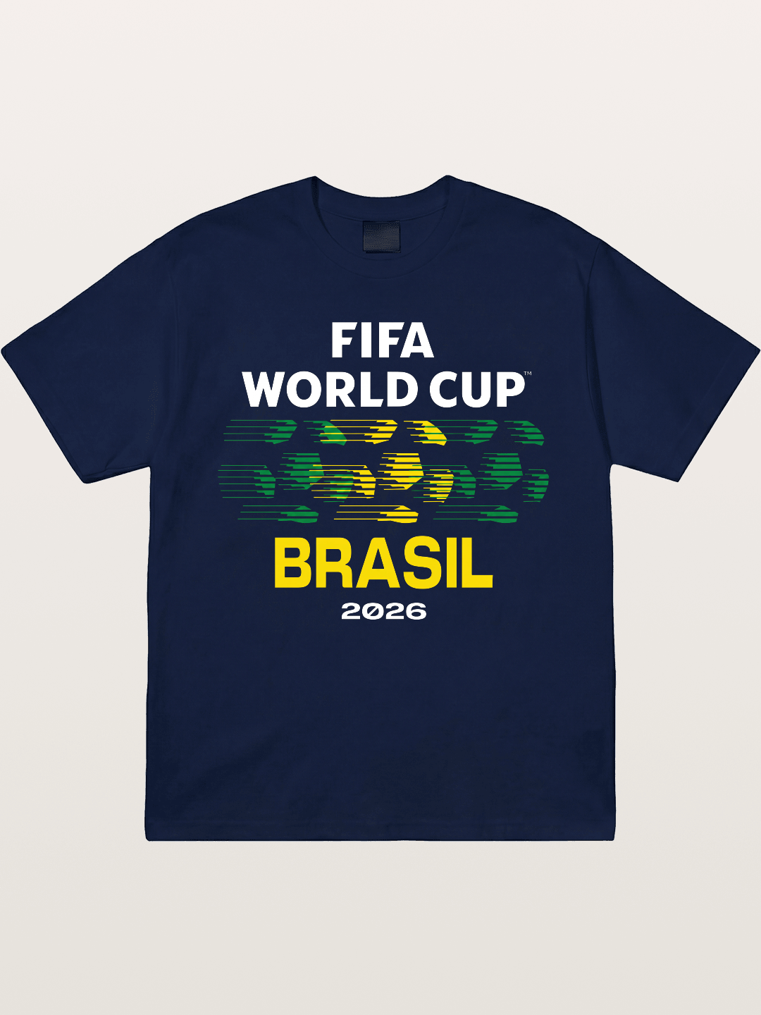 Brasil WC 2026 Speed Text Design Gildan T-shirt