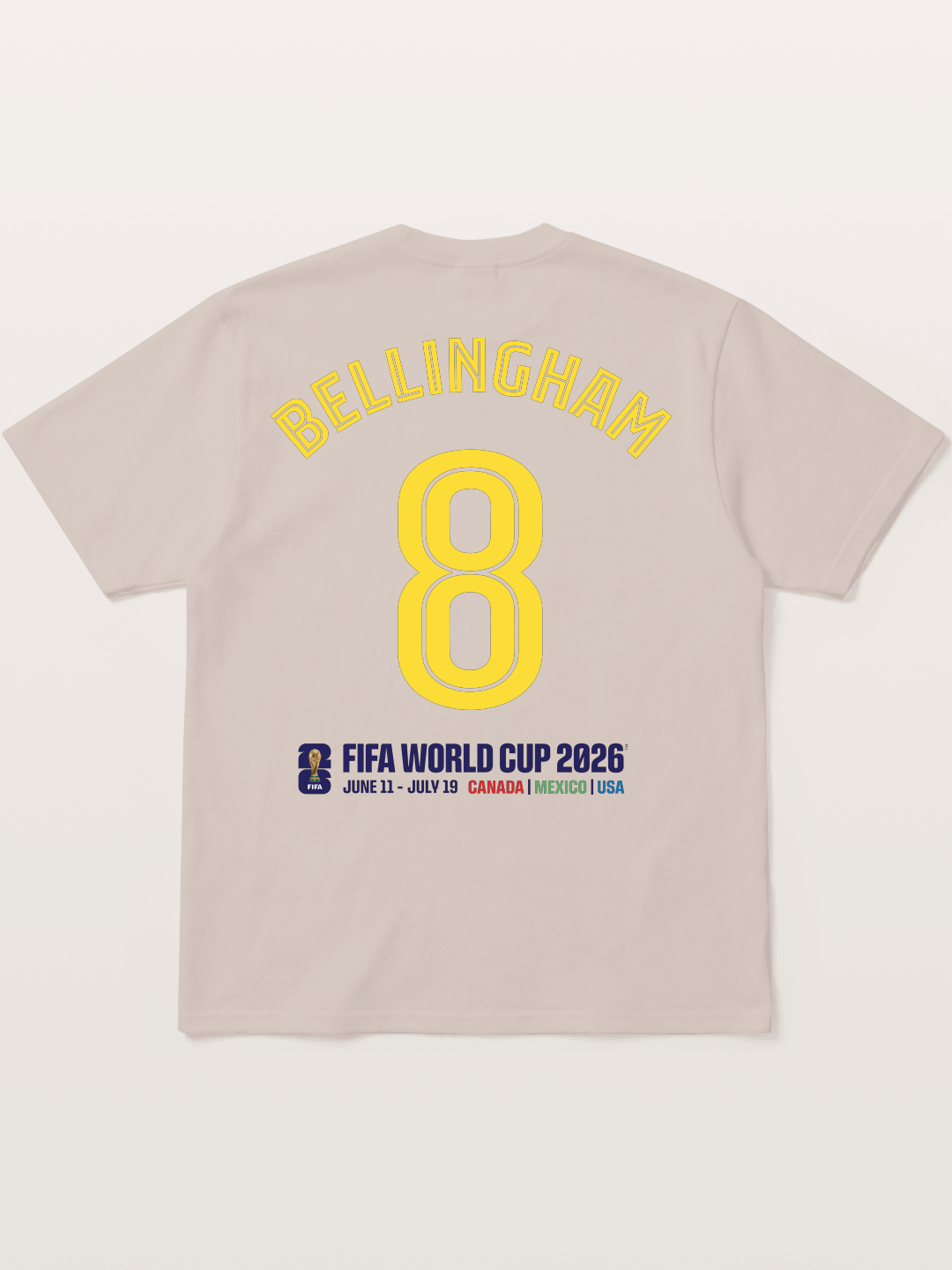 Bellingham 8 World Cup 2026 Cotton T-shirt