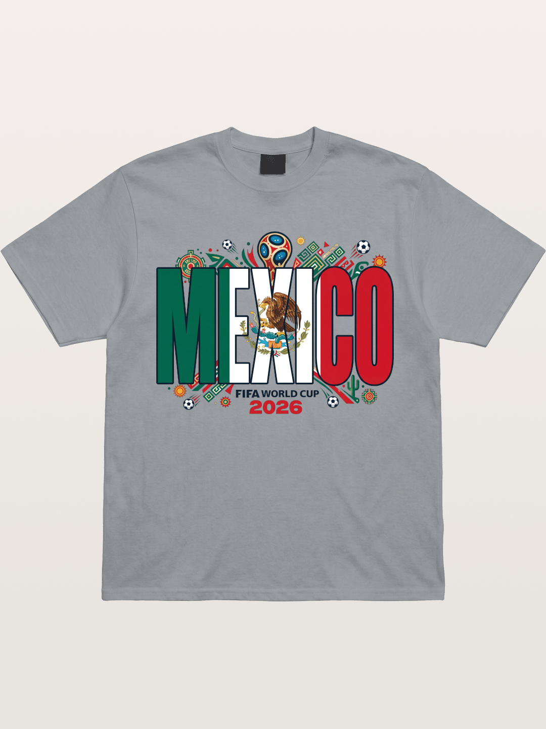Mexico 2026 World Cup Lettering Gildan T-shirt