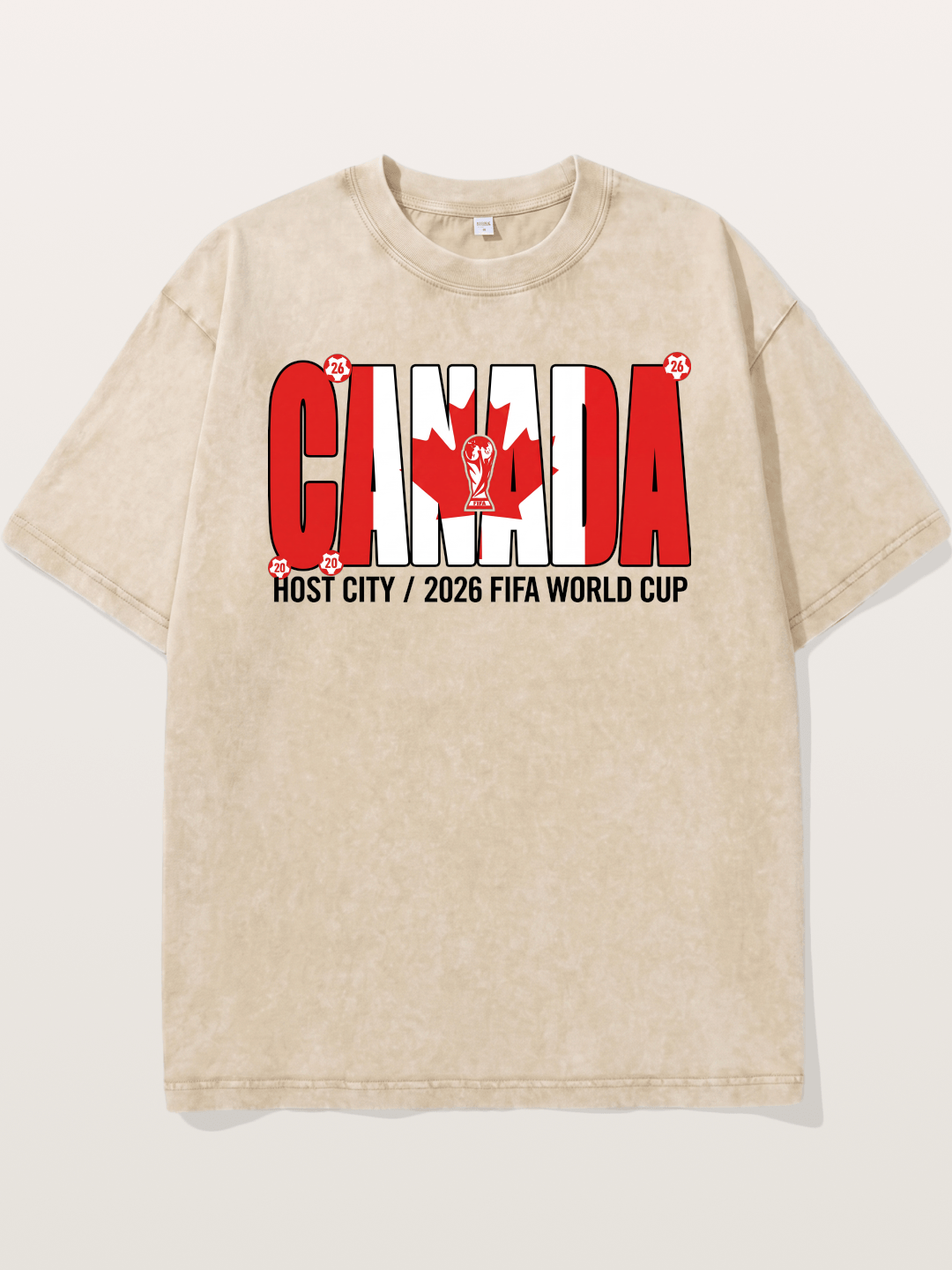 Canada 2026 World Cup Typography Washed T-shirt