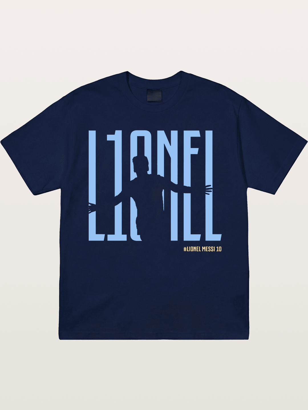 Lionel Messi Celebration Silhouette Gildan T-shirt