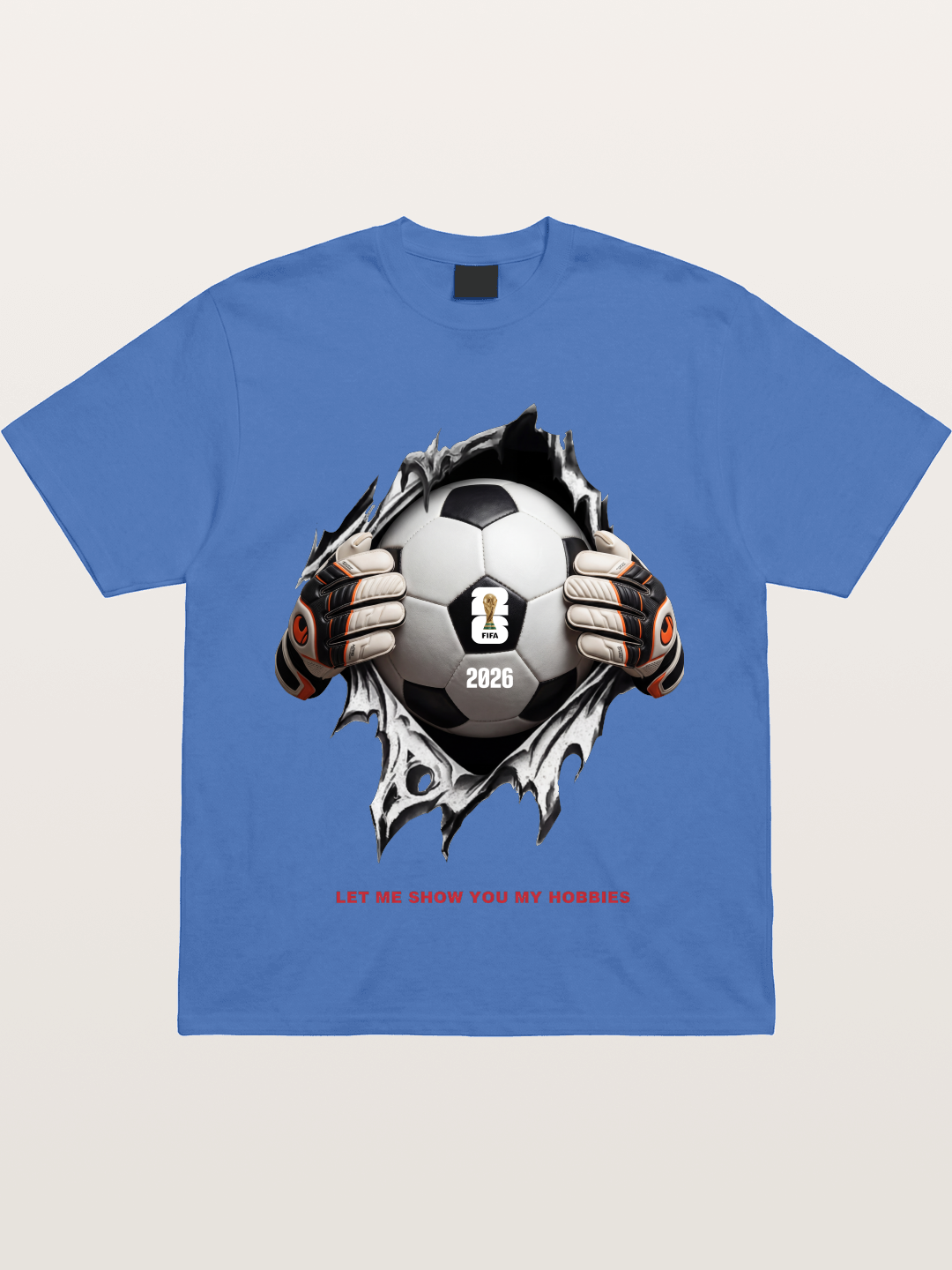 Soccer Ball Tear Effect 2026 Gildan T-shirt