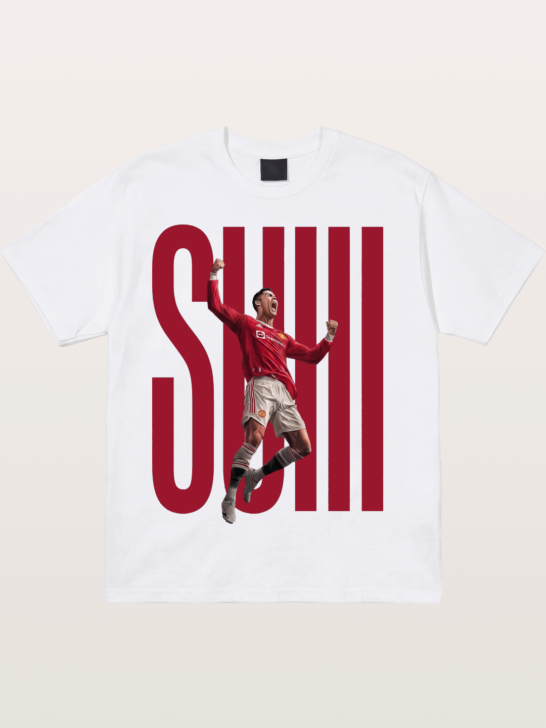 Ronaldo Manchester United Goal Pose Cotton T-shirt