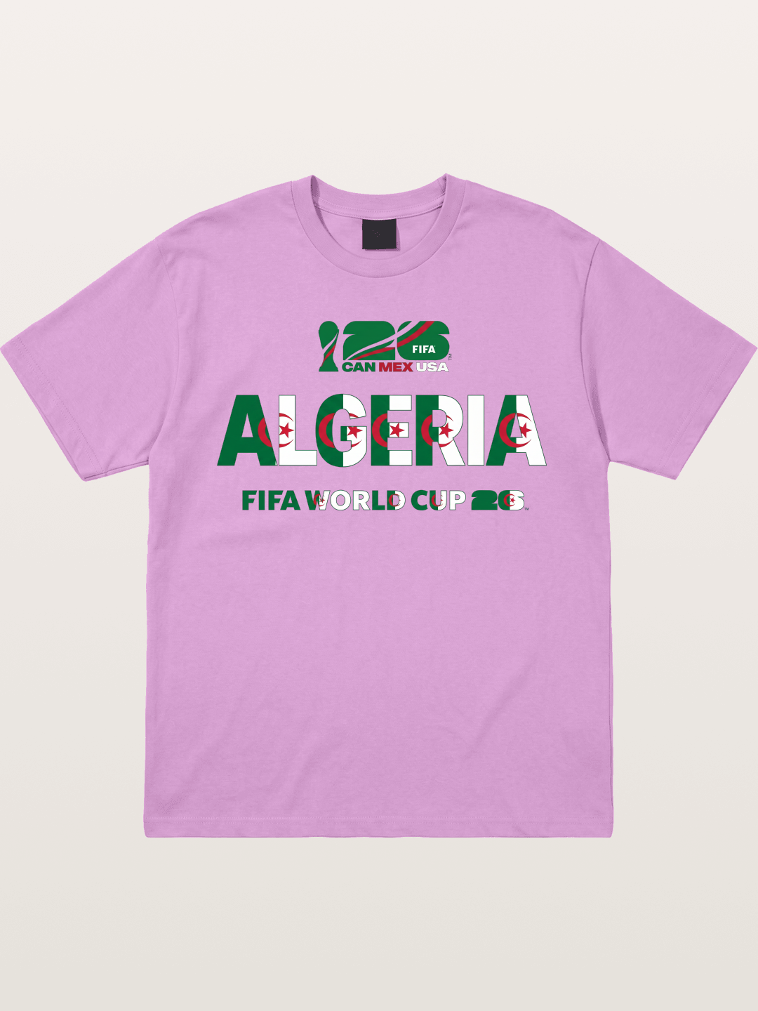 Algeria 2026 Flag Motif Art Gildan T-shirt