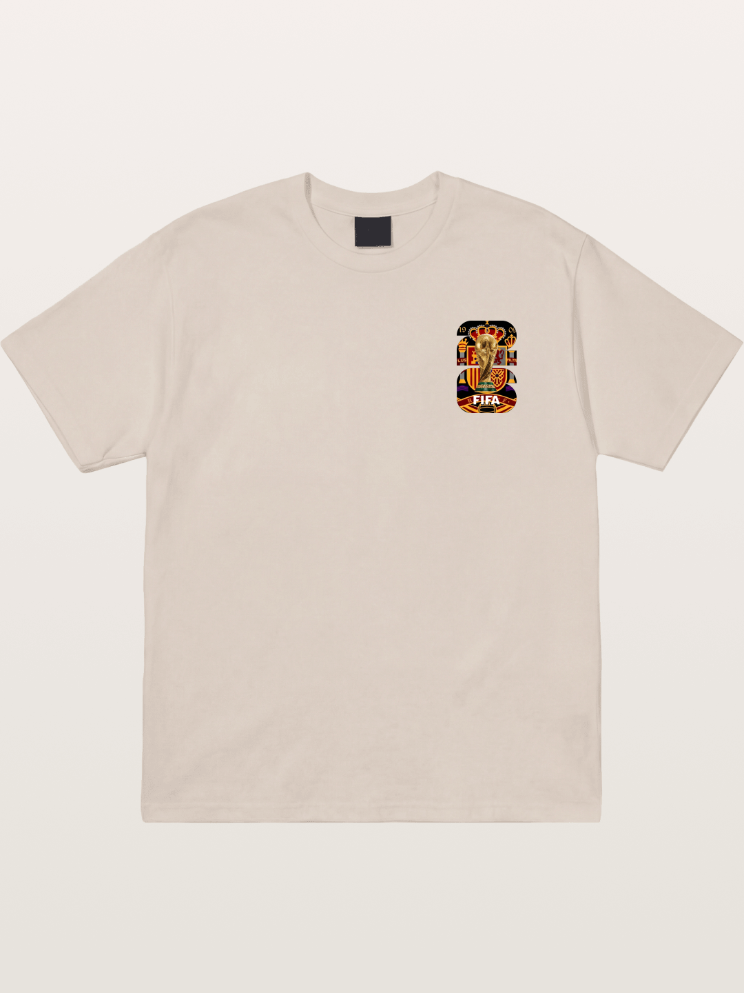 Spain World Cup Trophy Crest Cotton T-shirt