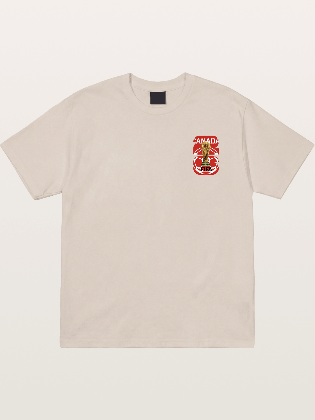 Canada World Cup Trophy Emblem Cotton T-shirt