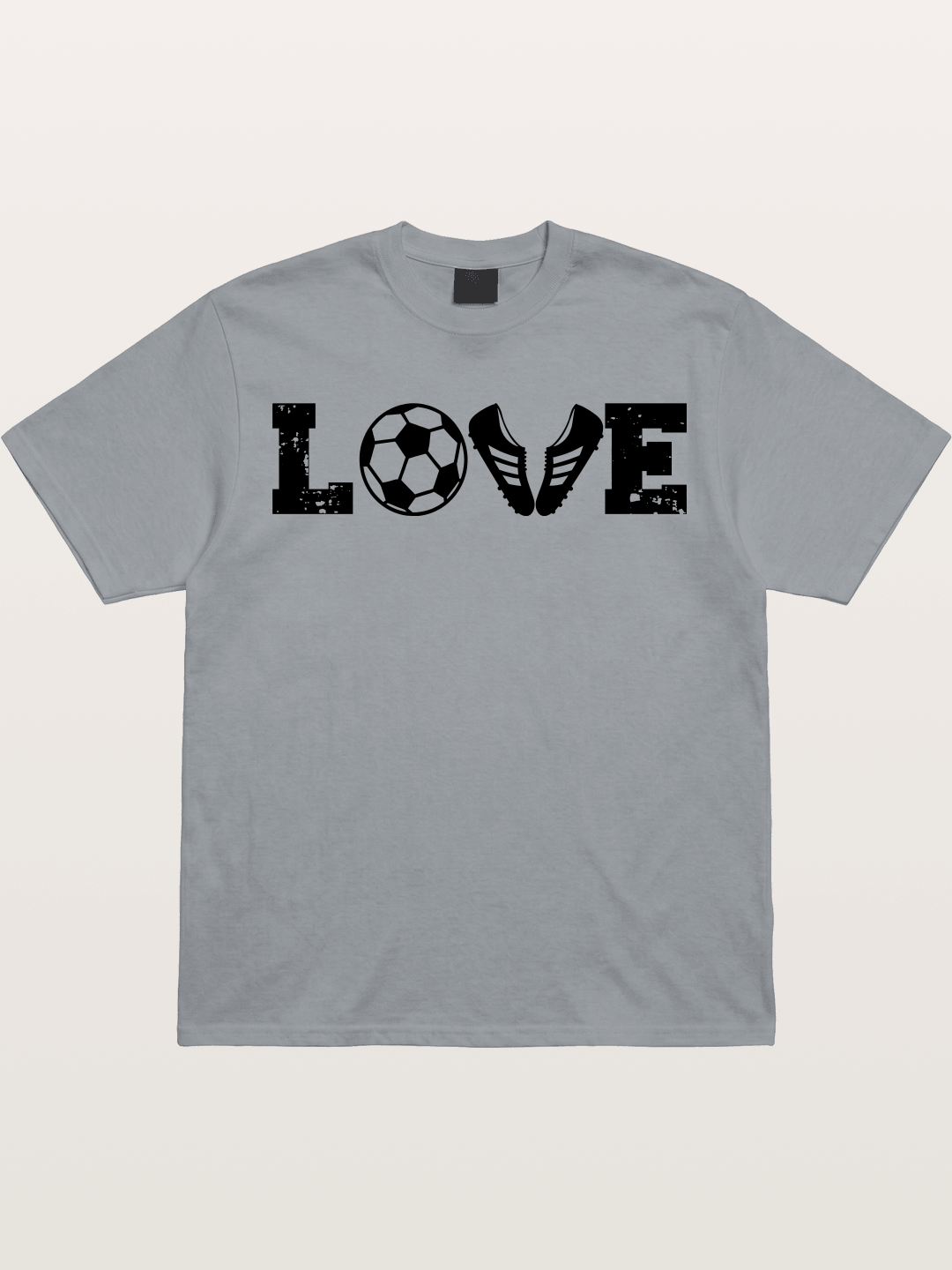 Soccer Love Wordmark With Cleats Gildan T-shirt