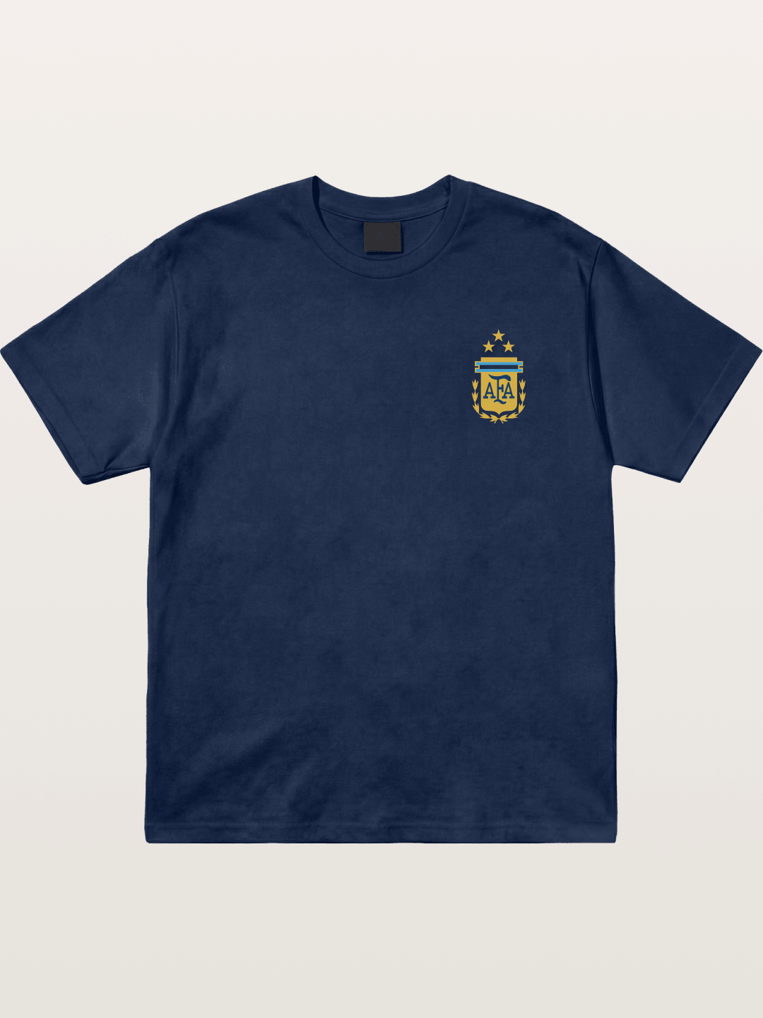 Argentina AFA Three Stars Badge Cotton T-shirt