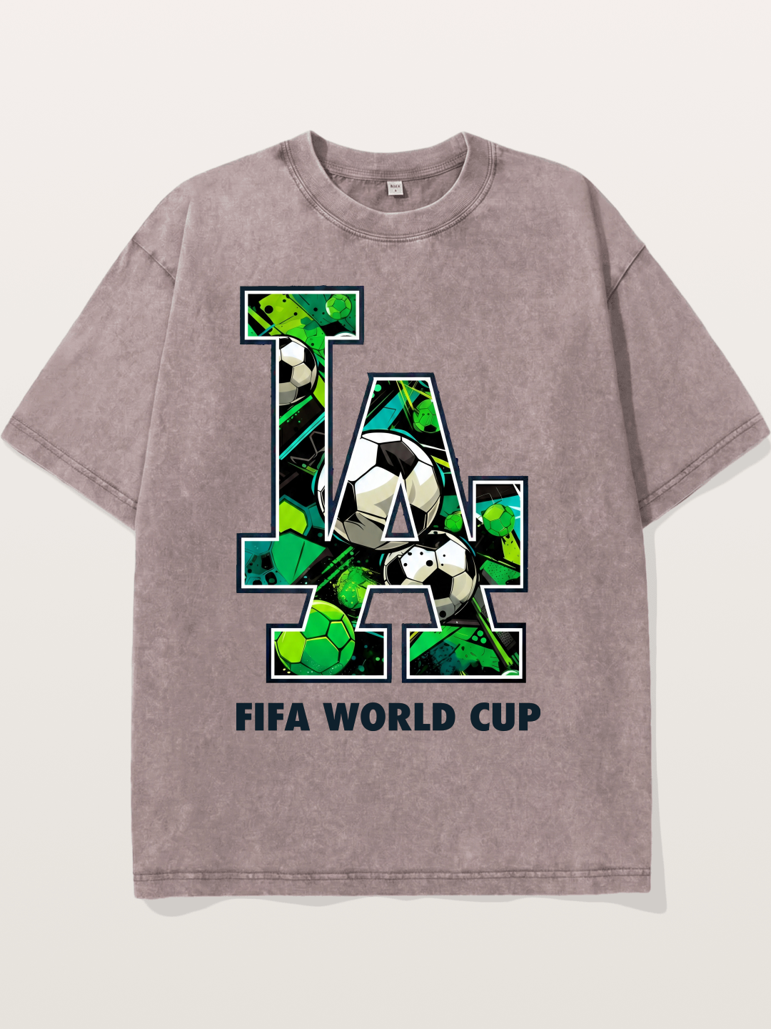 LA 2026 World Cup Soccer Graffiti Washed T-shirt