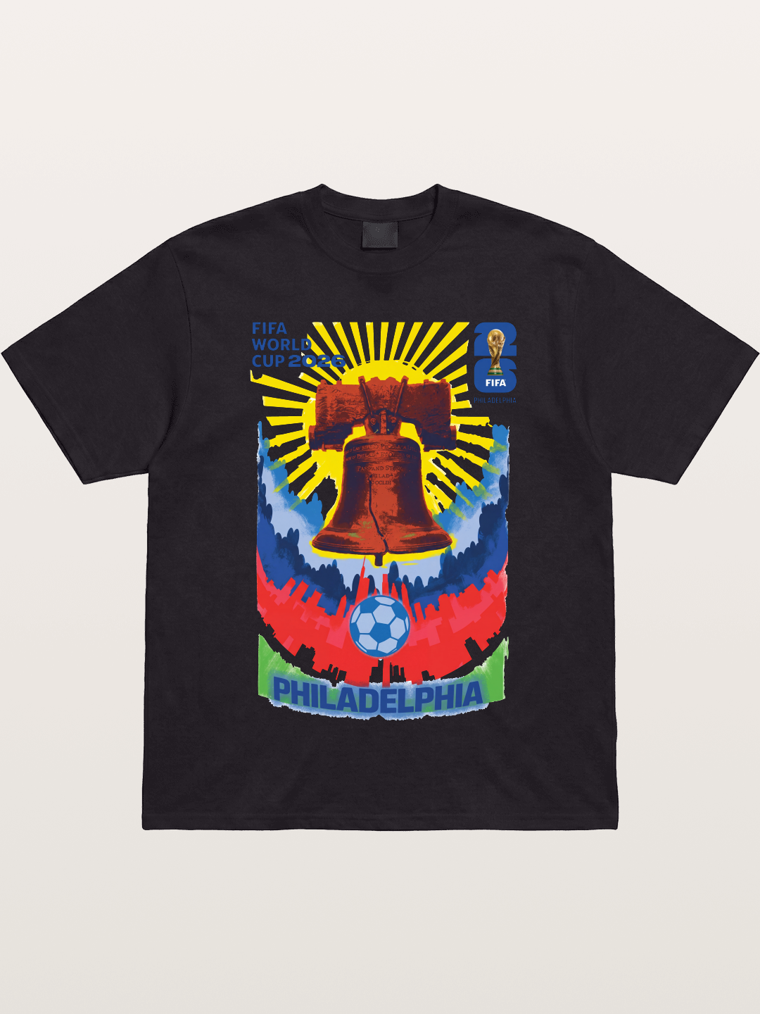 Philadelphia WC 2026 Liberty Bell Gildan T-shirt