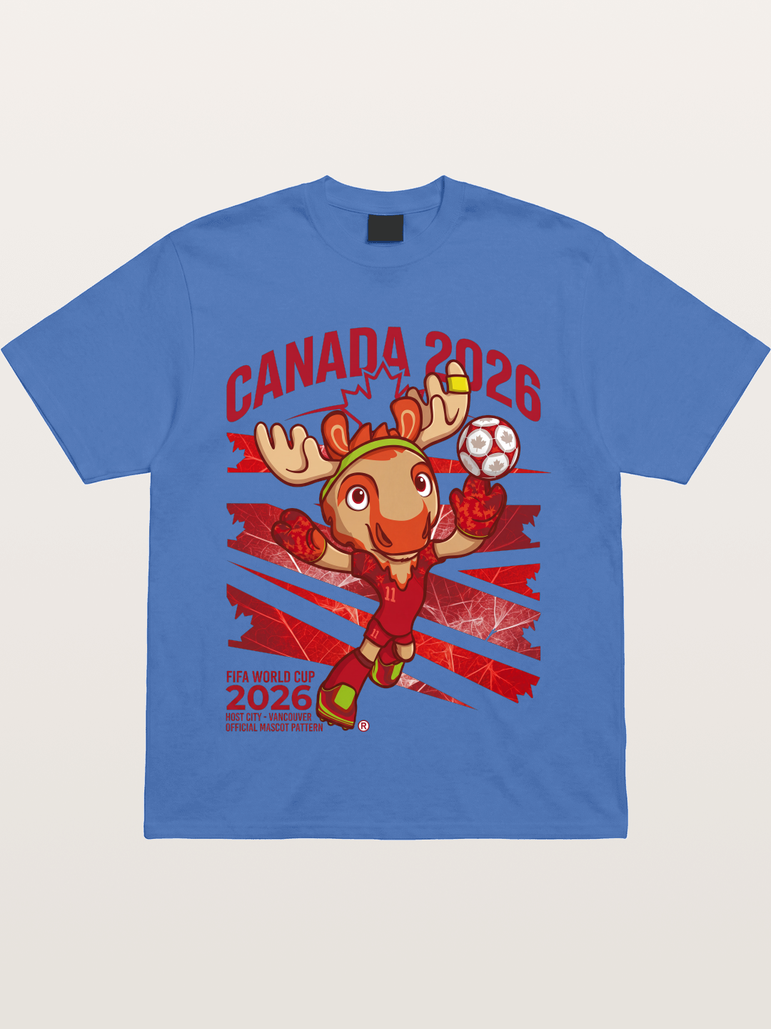 Canada 2026 Moose Mascot Gildan T-shirt