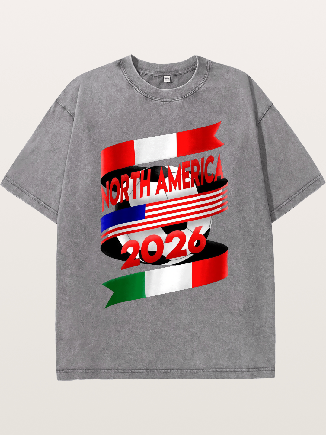North America 2026 WC Graphic Washed T-shirt