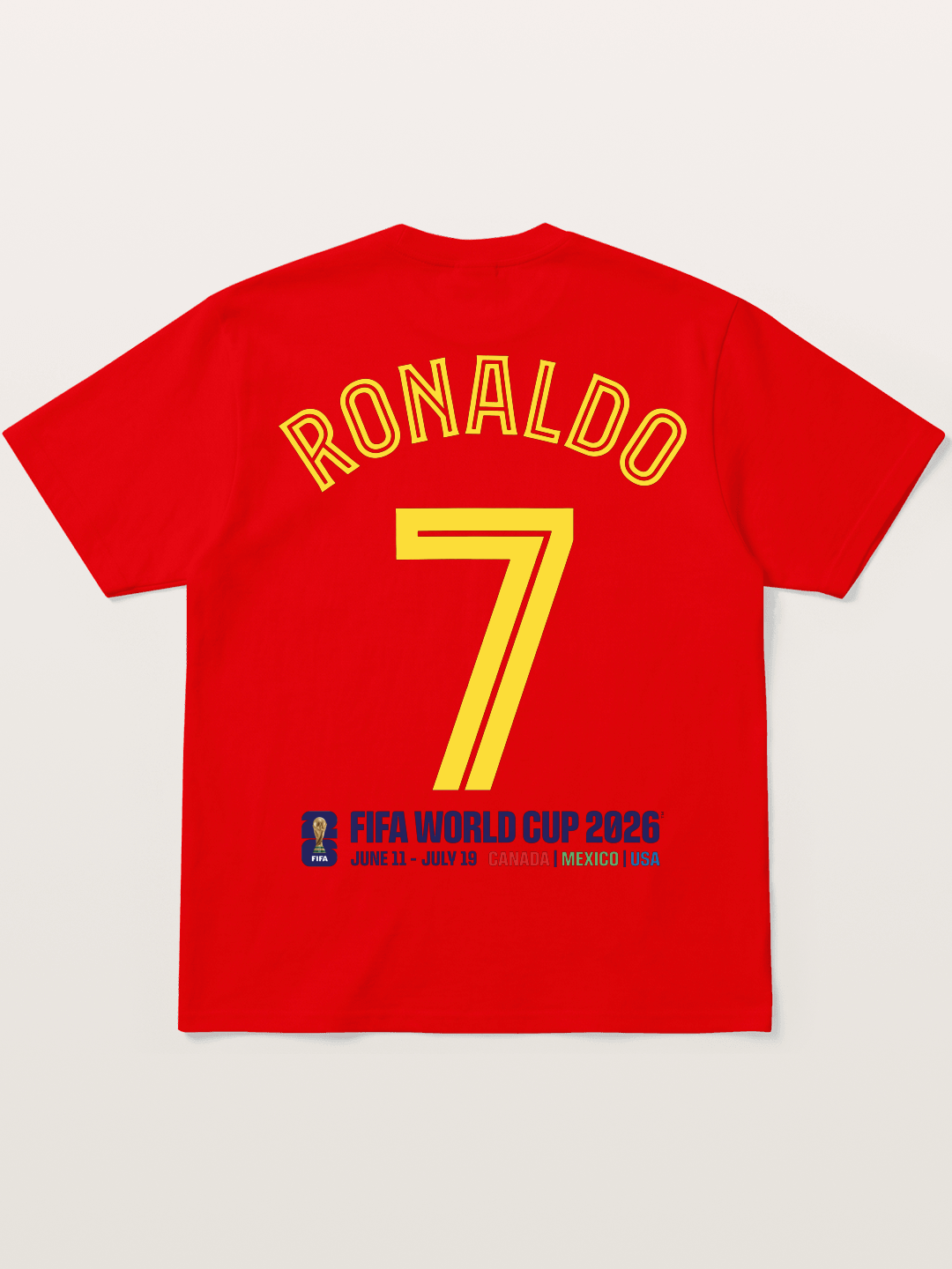 Ronaldo 7 World Cup 2026 Soft-Stay T-shirt