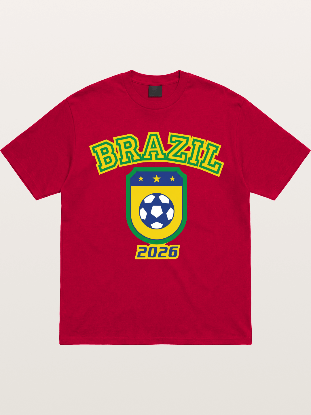 Brazil 2026 World Cup Crest Gildan T-shirt