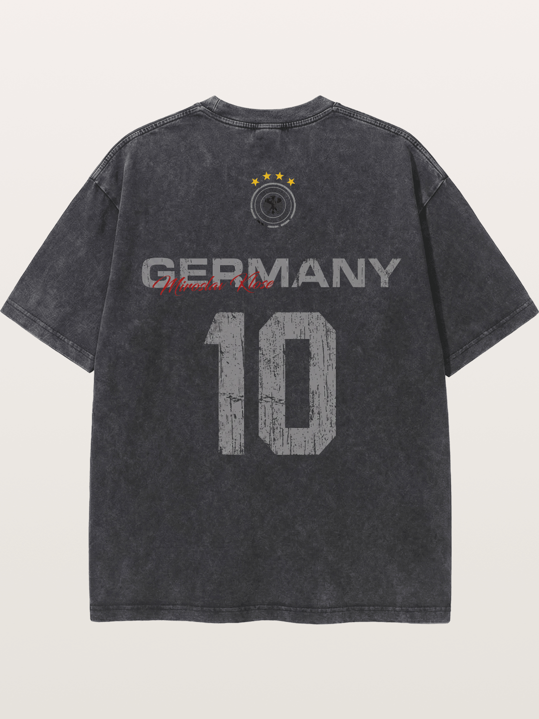 Germany Muller 10 Jersey Washed T-shirt