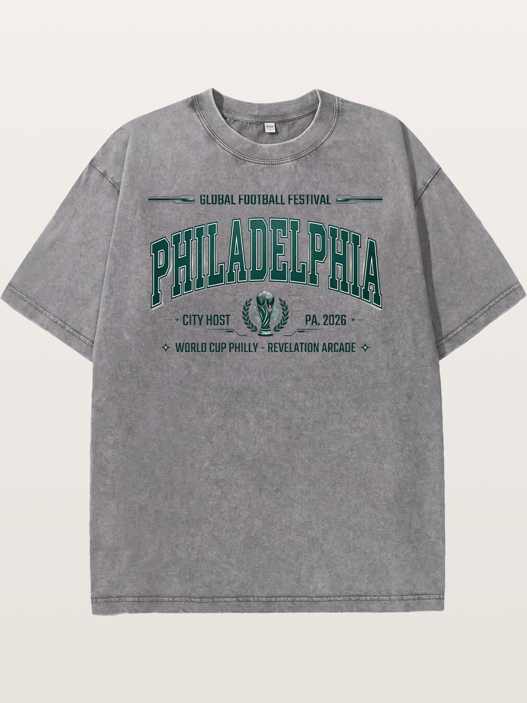 Philadelphia 2026 WC City Art Washed T-shirt
