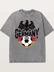 Germany 2026 Eagle Soccer Crest Washed T-shirt