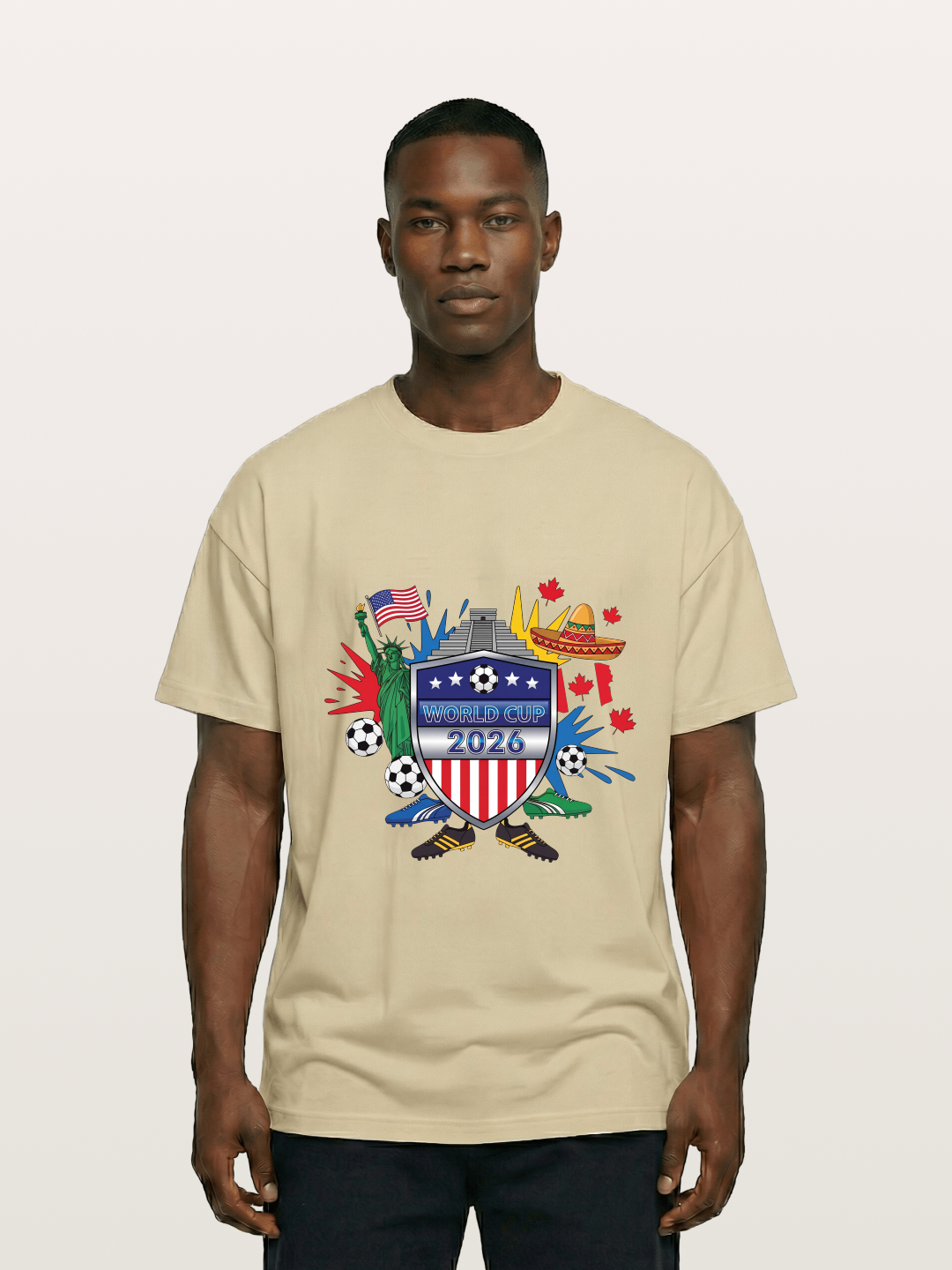 USA Mexico Canada WC Shield Gildan T-shirt