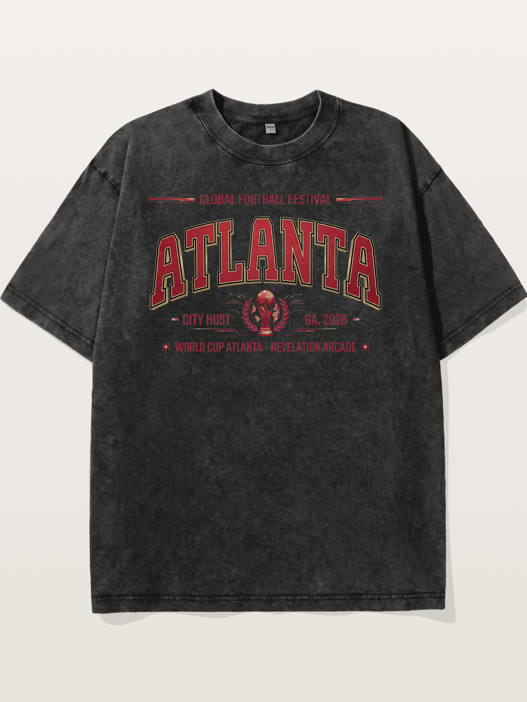Atlanta 2026 WC Host Sticker Washed T-shirt