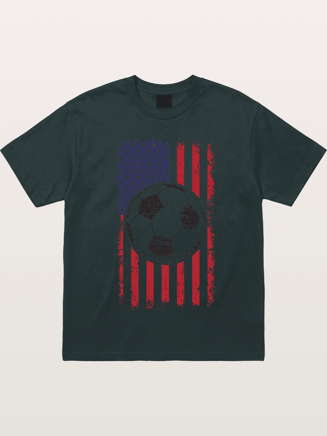 USA Flag Soccer Ball 2026 Vintage Gildan T-shirt