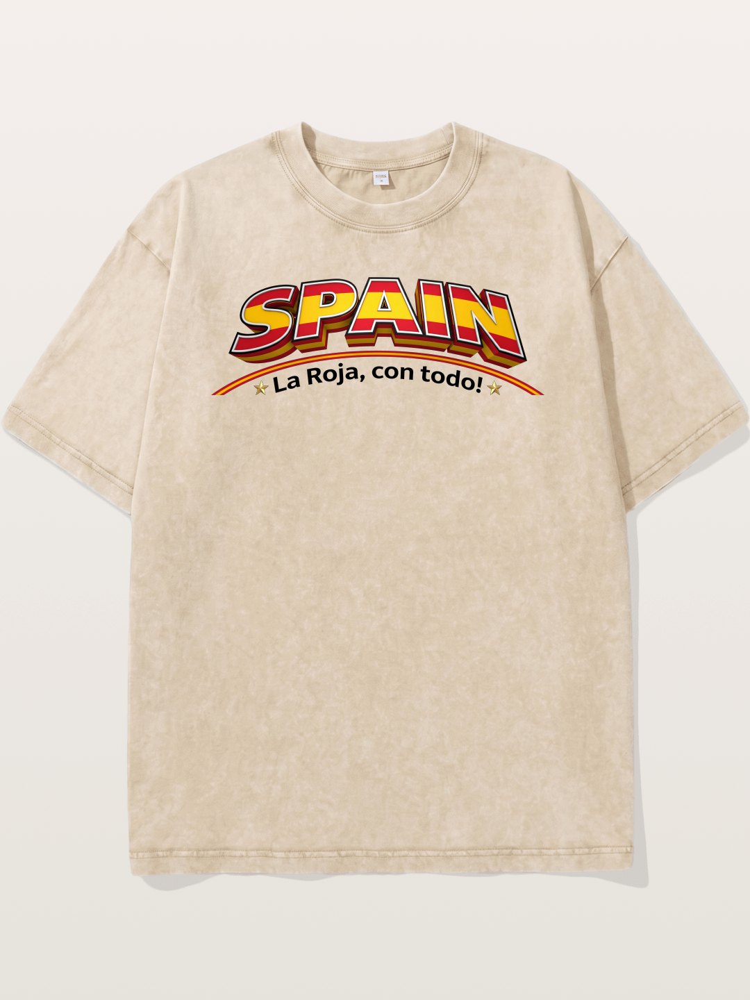 Spain Retro Team Logo WC Washed T-shirt