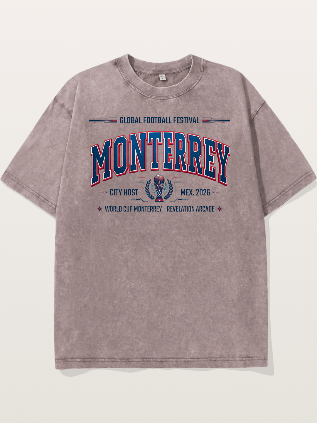 Monterrey 2026 World Cup Graphic Washed T-shirt