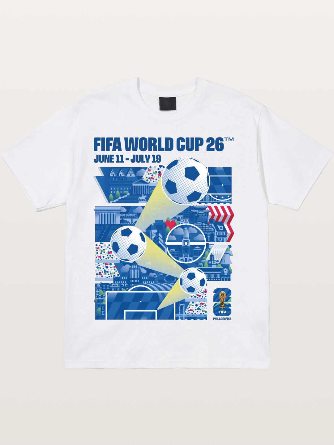 2026 WC Schedule & Landmarks Cotton T-shirt