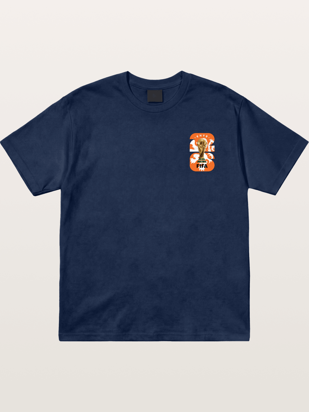 Netherlands World Cup Trophy Crest Cotton T-shirt