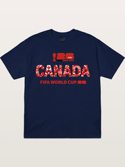 2026 World Cup Canada Floral Print Gildan T-shirt