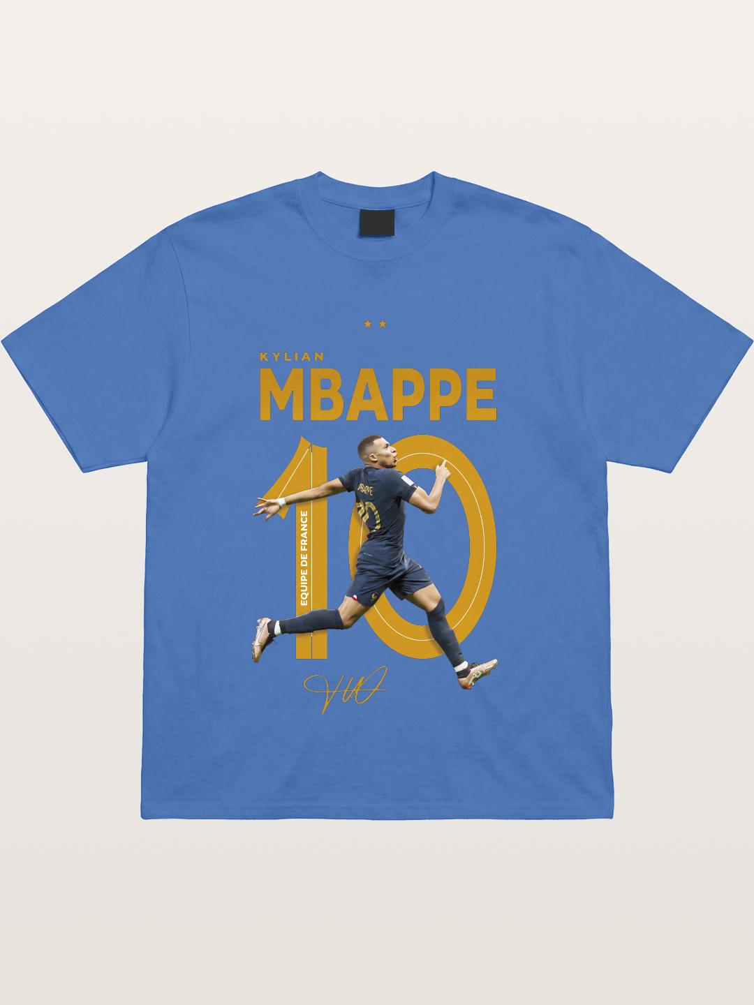 Mbappe France Number 10 Art Gildan T-shirt