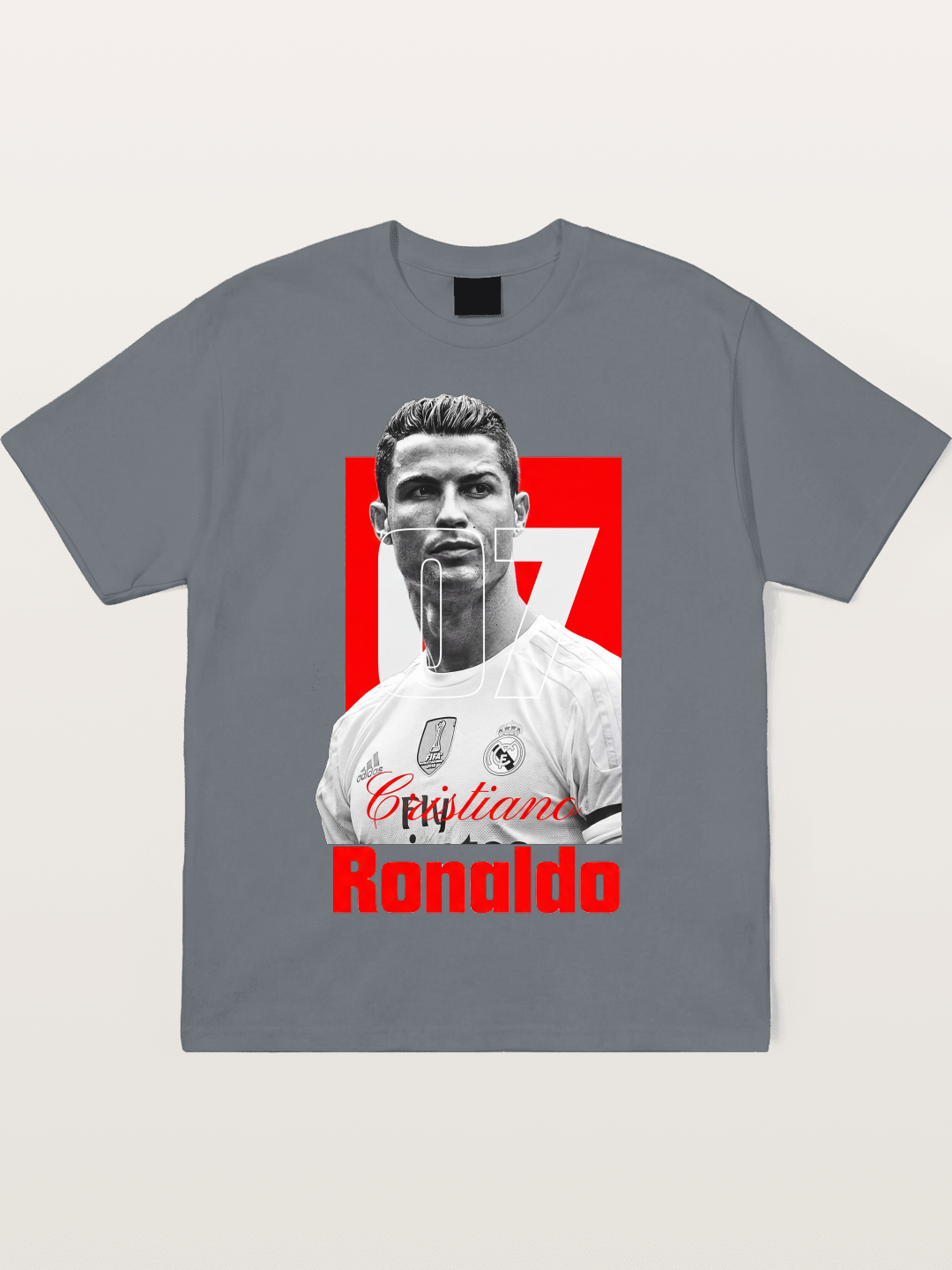 Ronaldo Real Madrid Number 7 Cotton T-shirt